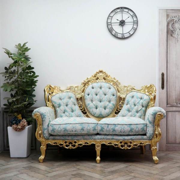 【アンティーク風家具】ダブルソファ 楽天市場】輸入家具 アンティーク ソファ フランス ロココ