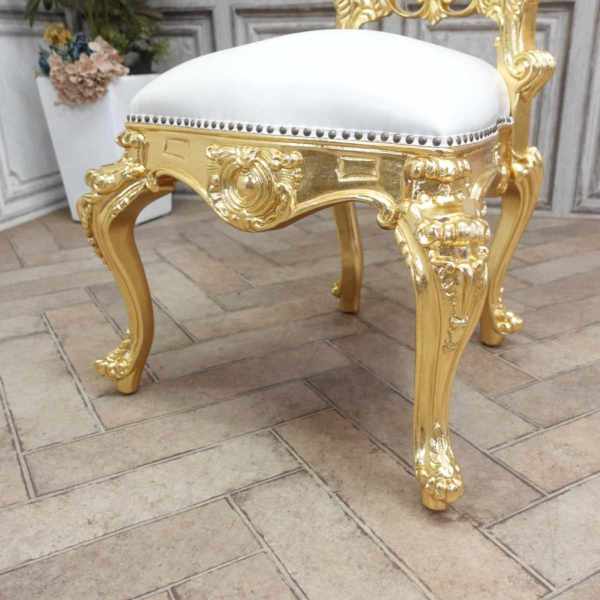 古家具　椅子・チェア　① 楽天市場】【メーカー直送】イタリア製 ROCOCOアントワネット 猫