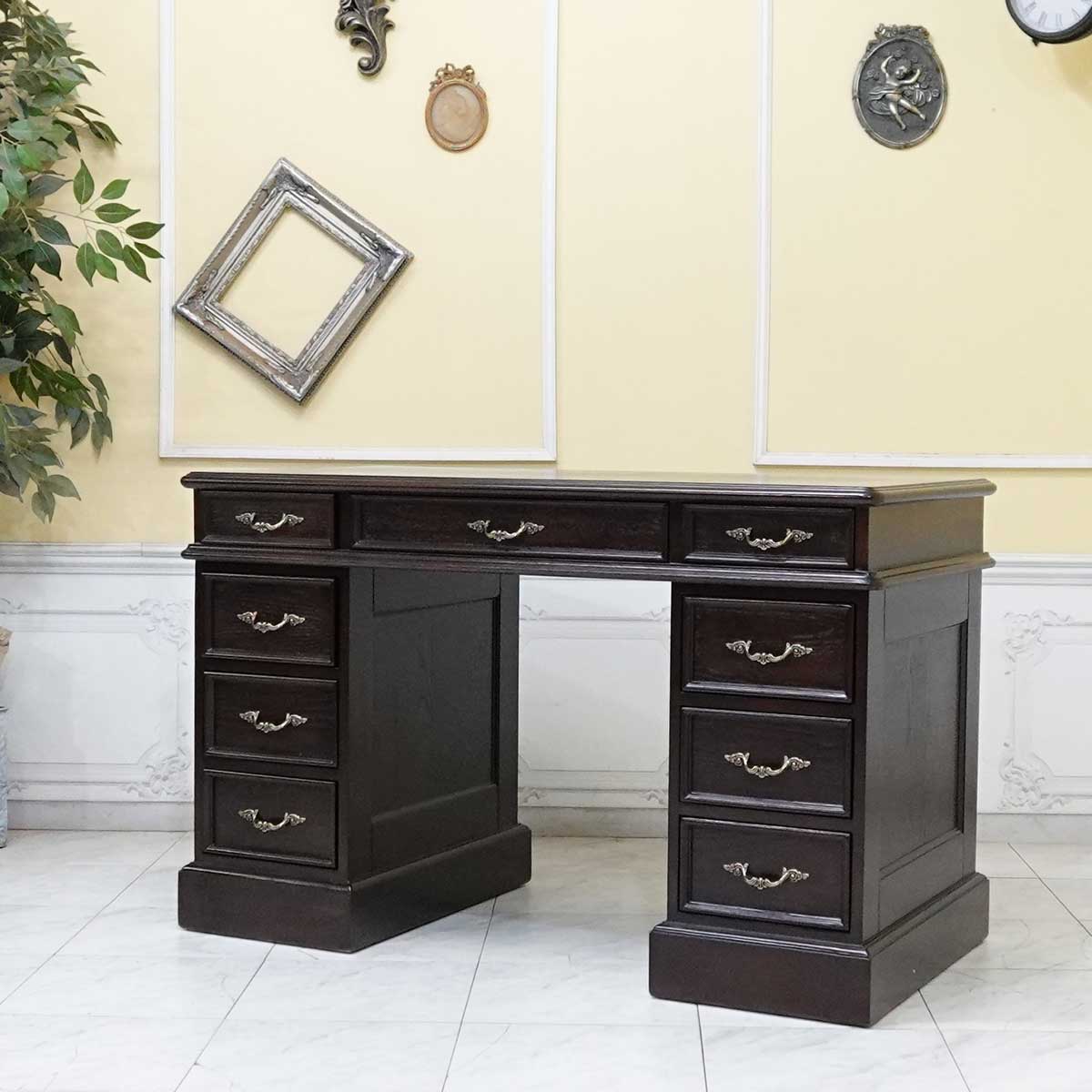 書斎デスク e7022-s-5 アンティークそっくり市場