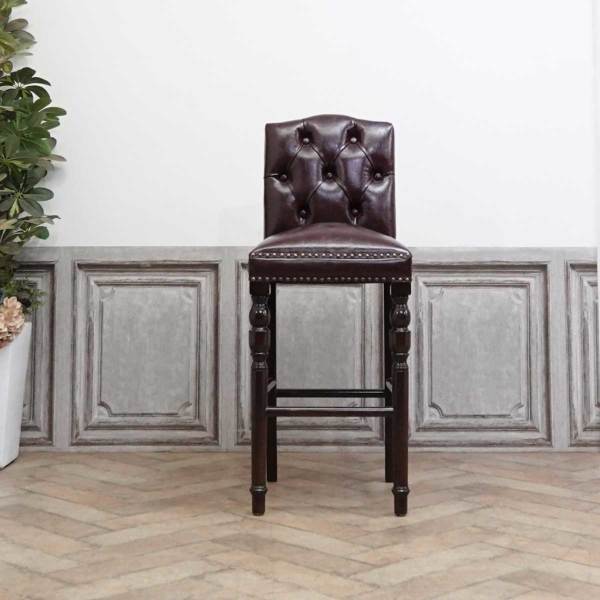 ☆期間限定出品☆B-companyアンティークチェア① カウンターチェア e9005-5p38b アンティークそっくり市場