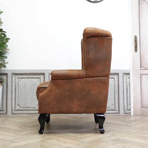 チェスターフィールド ウィングチェア sa925b1-p30k アンティーク