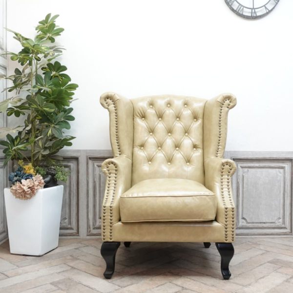 チェスターウィングチェア チェスターフィールド ウィングバックチェア｜アンティーク家具